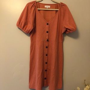 TEXTURE & THREAD - Madewell Puff Sleeve Dress